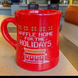 Festive Red Holiday Mug